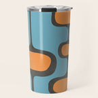 Mid-Century Modern Abstract Art 17 Travel Mug Gallery Image 1