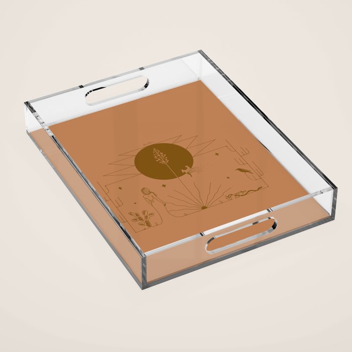 It Was All A Dream - Terracotta Acrylic Tray Gallery Image 1