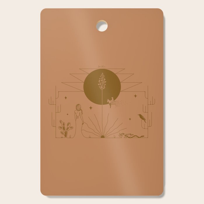 It Was All A Dream - Terracotta Cutting Board Gallery Image 1