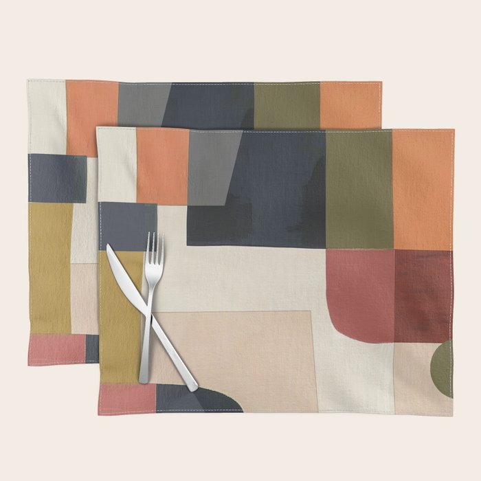 Silent Geometry Placemat Gallery Image 1