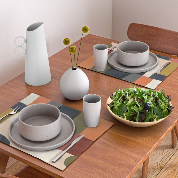 Silent Geometry Placemat Gallery Image 2