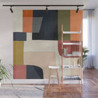 Silent Geometry Wall Mural Gallery Image 1