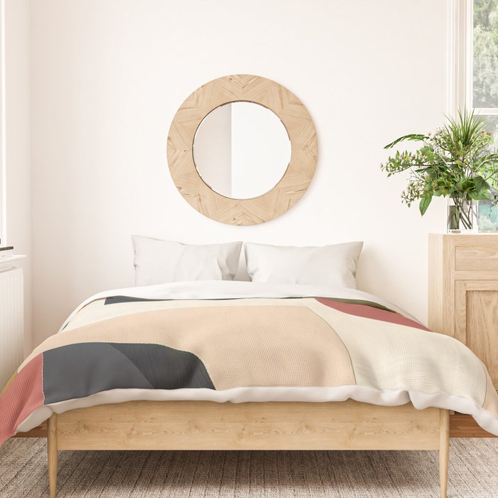 Silent Geometry Duvet Cover Gallery Image 3