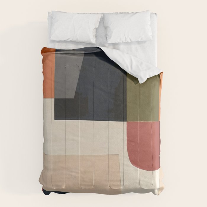 Silent Geometry Comforter Gallery Image 6