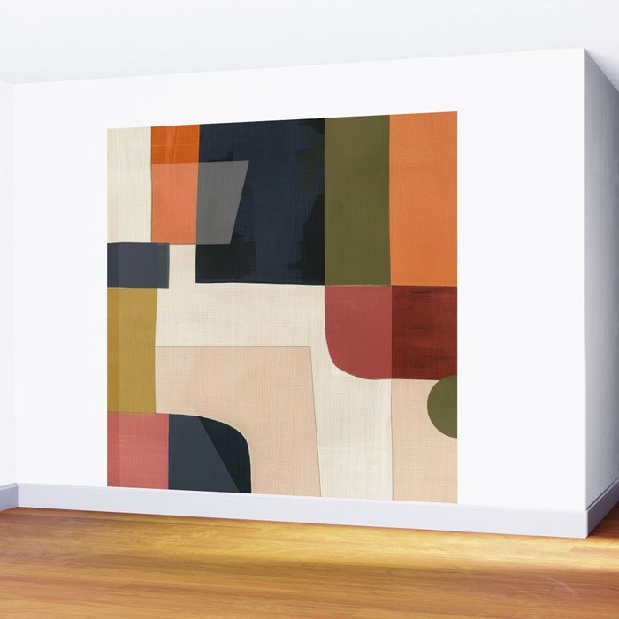 Silent Geometry Wall Mural Gallery Image 2