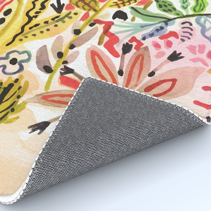 Karen Fields Flower Abstract Illustration Rug Gallery Image 4