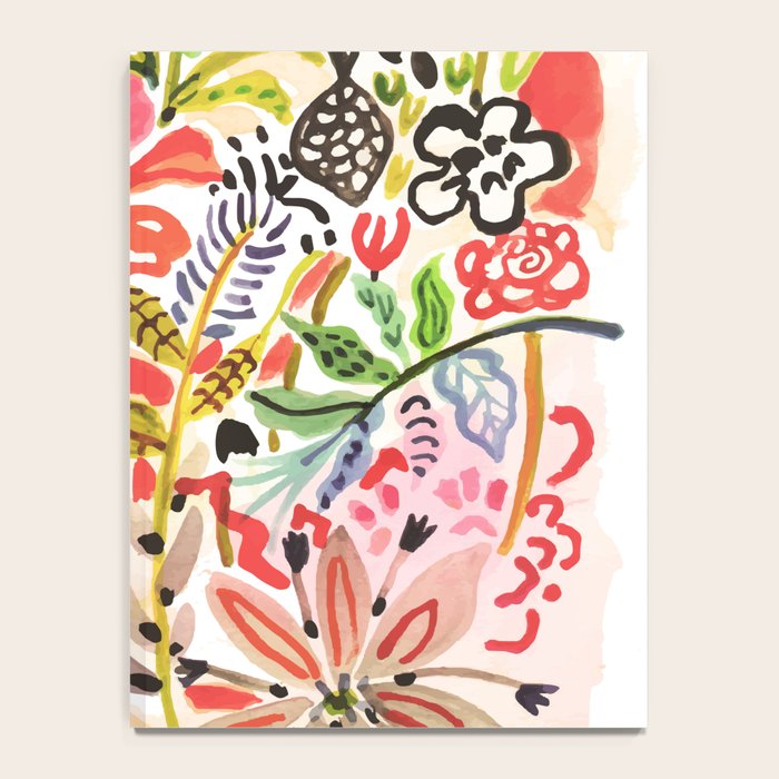Karen Fields Flower Abstract Illustration Notebook Gallery Image 4