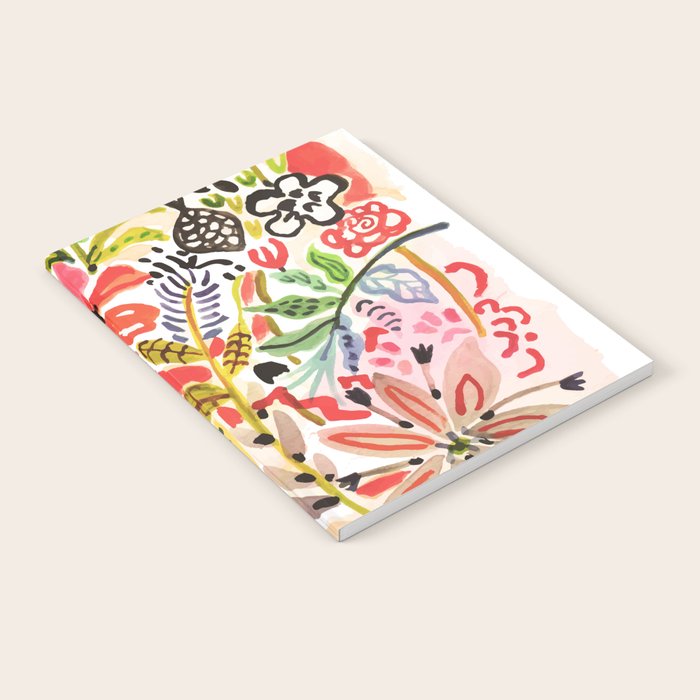 Karen Fields Flower Abstract Illustration Notebook Gallery Image 2