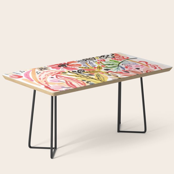 Karen Fields Flower Abstract Illustration Coffee Table Gallery Image 1