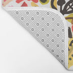 Karen Fields Flower Abstract Illustration Bath Mat Gallery Image 2