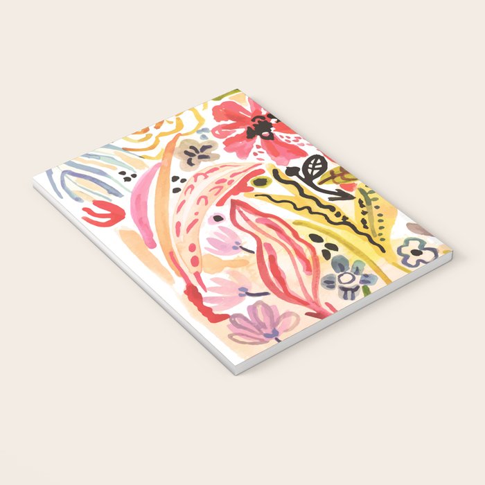 Karen Fields Flower Abstract Illustration Notebook Gallery Image 3