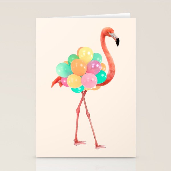 FLAMINGO PARTY Stationery Card Gallery Image 2