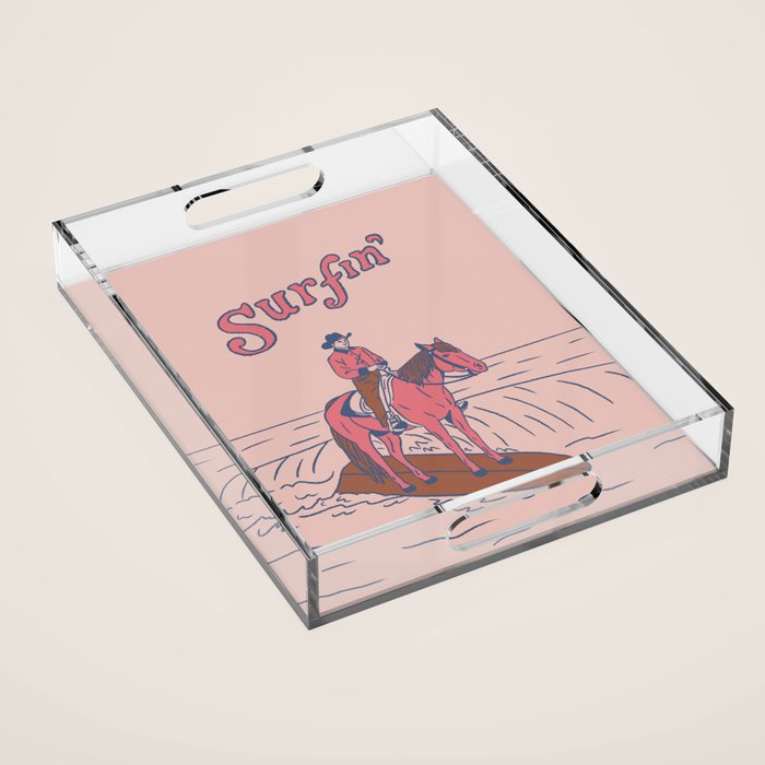Surfin' Acrylic Tray Gallery Image 1