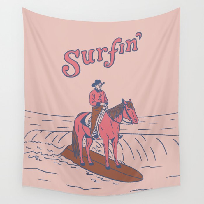 Surfin' Wall Tapestry Gallery Image 4