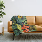 Rock Bottom Garden  Throw Blanket Gallery Image 1