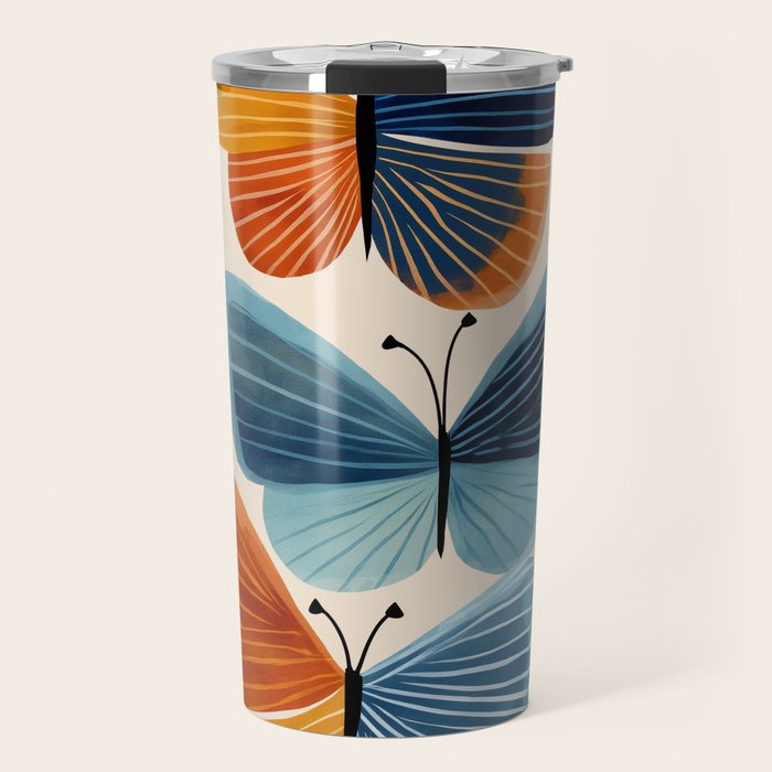 Dancing Butterflies Travel Mug Gallery Image 1