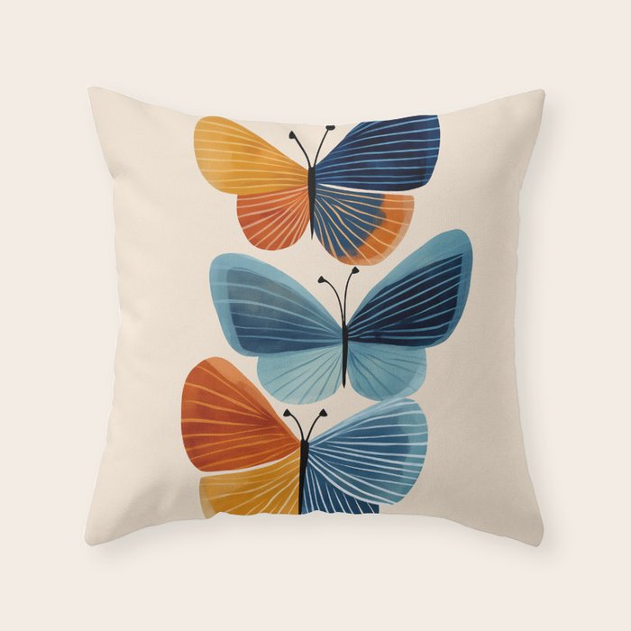 Dancing Butterflies Throw Pillow Gallery Image 6