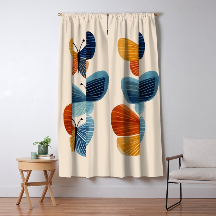 Dancing Butterflies Window Curtain Gallery Image 5