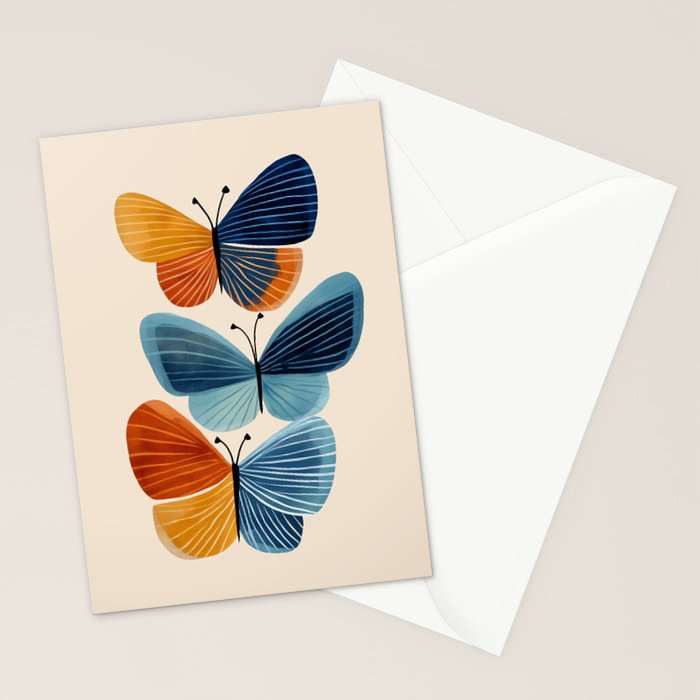 Dancing Butterflies Stationery Card Gallery Image 2