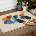 Dancing Butterflies Outdoor Rug Gallery Image 2