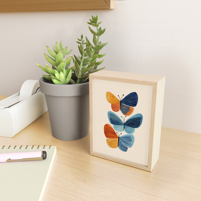 Dancing Butterflies Mini Art Print Gallery Image 2