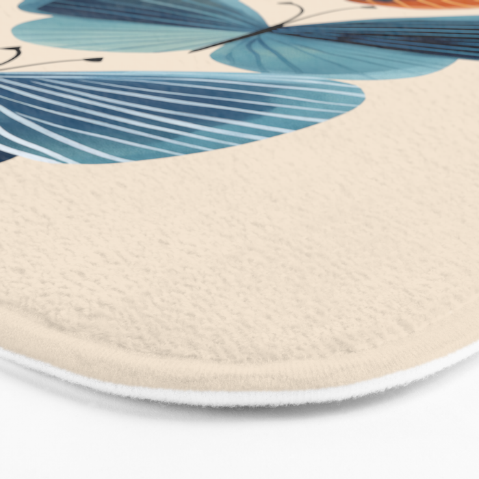 Dancing Butterflies Bath Mat Gallery Image 3