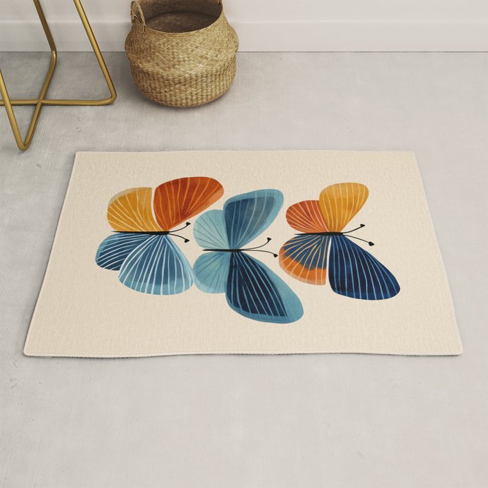 Dancing Butterflies Rug Gallery Image 1