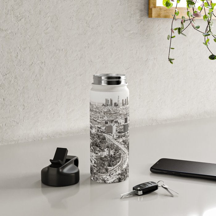 Los Angeles Grey Water Bottle Gallery Image 4