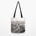 Los Angeles Grey Tote Bag Gallery Image 2