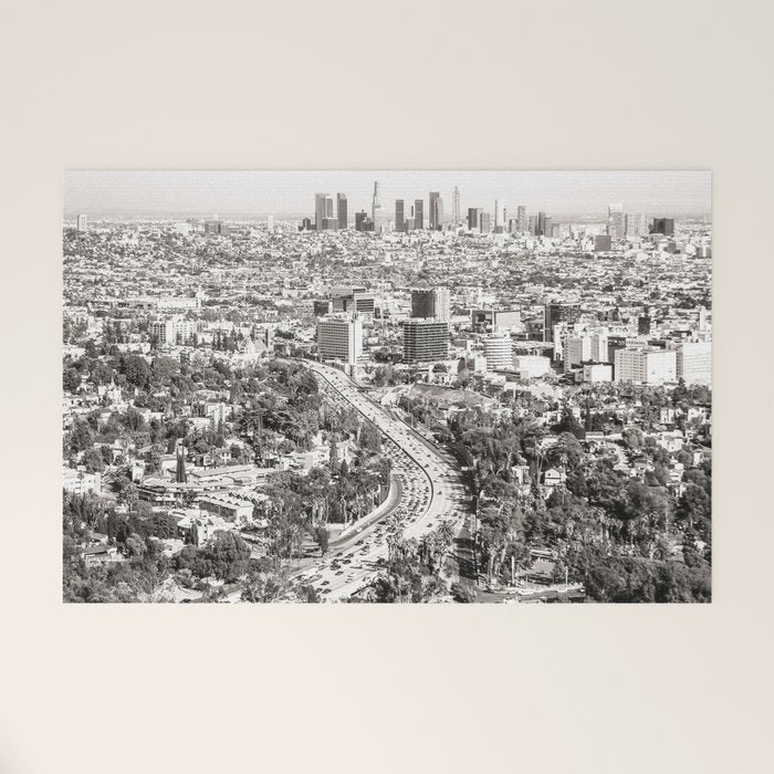 Los Angeles Grey Welcome Mat Gallery Image 1