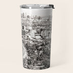 Los Angeles Grey Travel Mug Gallery Image 2