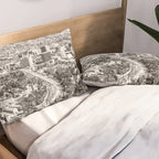 Los Angeles Grey Pillow Sham Gallery Image 2