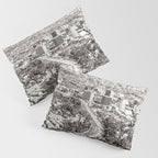 Los Angeles Grey Pillow Sham Gallery Image 3