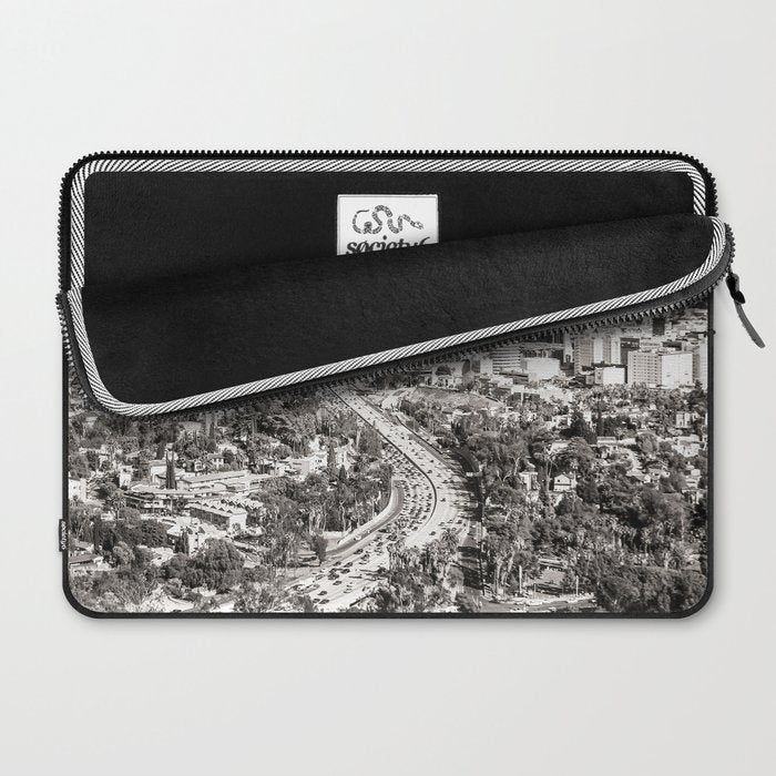 Los Angeles Grey Laptop Sleeve Gallery Image 2
