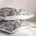 Los Angeles Grey Pillow Sham Gallery Image 3