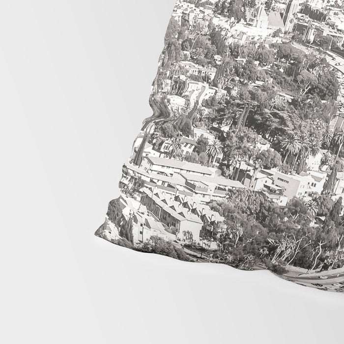 Los Angeles Grey Pillow Sham Gallery Image 4