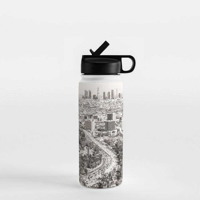 Los Angeles Grey Water Bottle Gallery Image 1