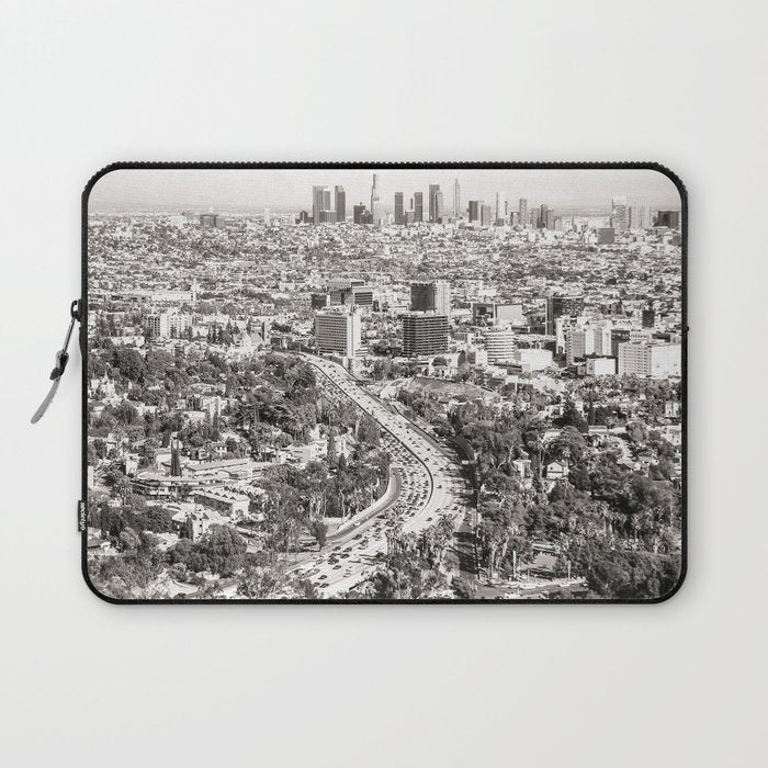 Los Angeles Grey Laptop Sleeve Gallery Image 1