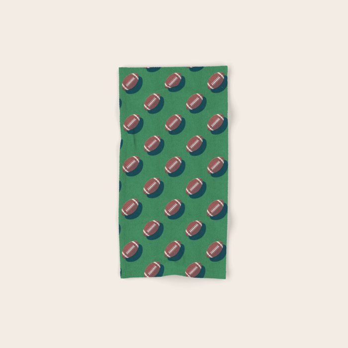 BALLS American Football - pattern Bath Towel Gallery Image 1