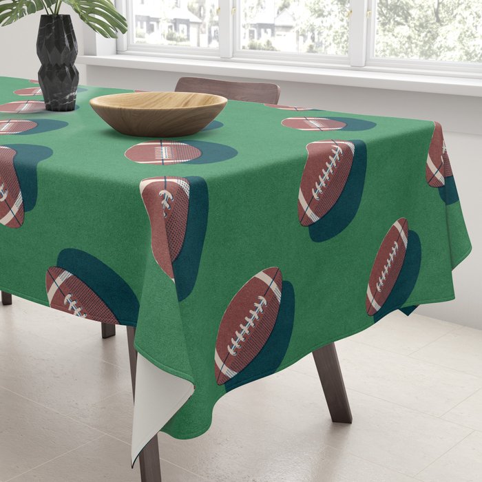 BALLS American Football - pattern Tablecloth Gallery Image 3