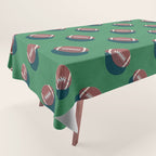 BALLS American Football - pattern Tablecloth Gallery Image 1