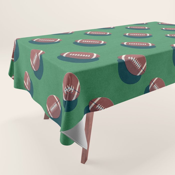 BALLS American Football - pattern Tablecloth Gallery Image 1