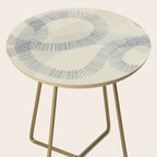 calming essentials Curved Lines denim blue Side Table Gallery Image 2