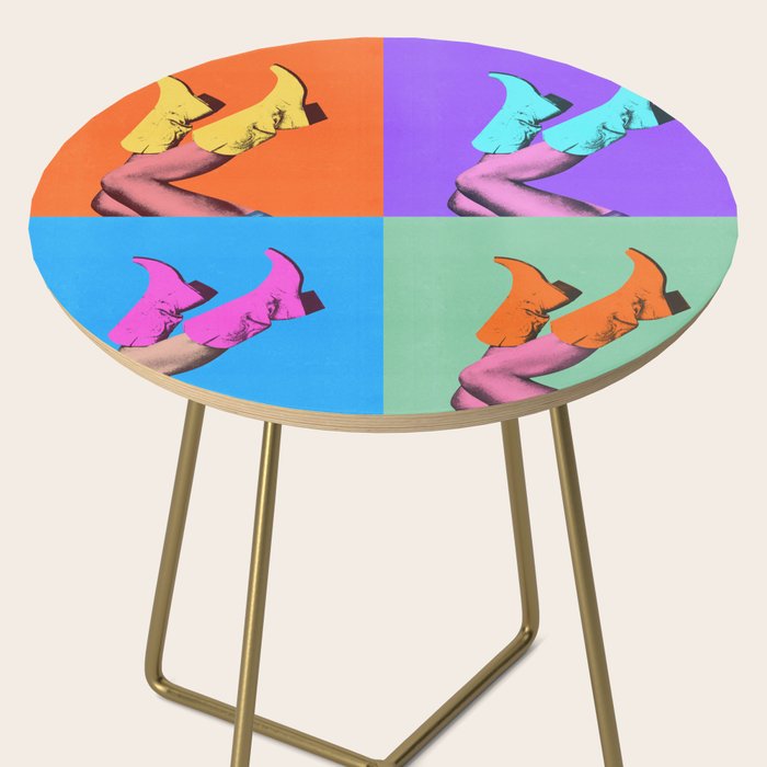 These Boots - Pop Art 1 Side Table Gallery Image 2