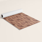 Subtle Sasquatch - Rust Yoga Mat Gallery Image 2
