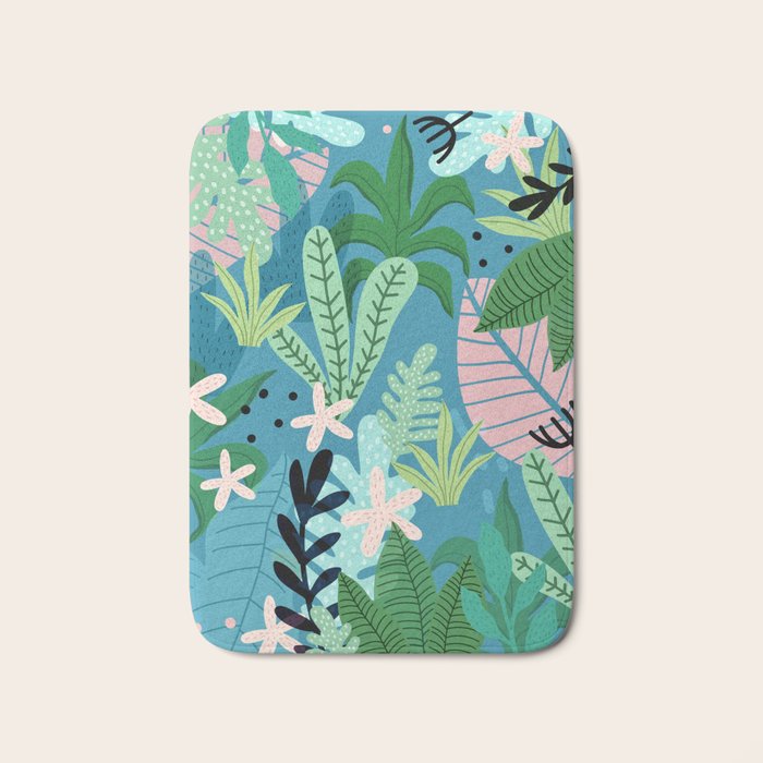 Into the jungle - twilight Bath Mat Gallery Image 1