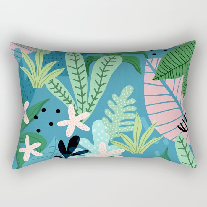 Into the jungle - twilight Rectangular Pillow Gallery Image 2