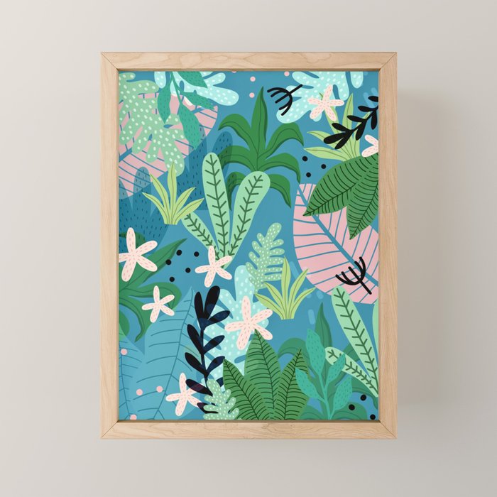 Into the jungle - twilight Mini Art Print Gallery Image 1