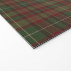 Burgundy Green Classic Plaid Welcome Mat Gallery Image 2