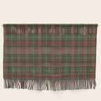 Burgundy Green Classic Plaid Wall Hanging Gallery Image 1